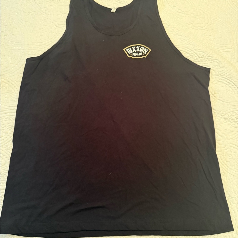 DIXXON Black Tank Top for Men